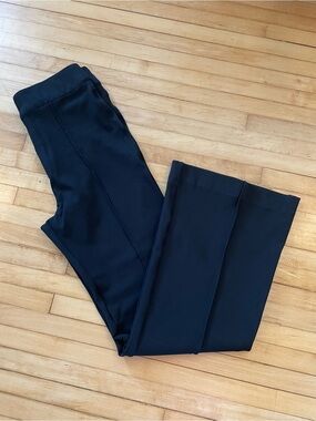 SPANX SPANXSmooth Perfect Fit Ponte Flare Pant High Rise Black Medium Petite